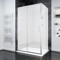Душевой угол раздвижной прямоугольный RV055M-15070-07-C8 1500х700х1950 Цвет профиля Хром Стекло Матовое Veconi