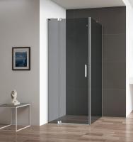 Душевой уголок прямоугольный.     SLIDER-AH-1-80-80/90-GRIGIO-Cr (800-900)x800x1950 Cezares