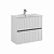 ELEGANT База под раковину подвесная с двумя выкатными ящиками, с LED подсветкой ручек. Белый матовый, 570x469x550 AM-ELEGANT-600-2C-SO-BM-LED