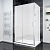 Душевой угол раздвижной прямоугольный RV055M-15080-07-C8 1500х800х1950 Цвет профиля Хром Стекло Матовое Veconi
