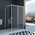 Душевой угол раздвижной прямоугольный RV10-11080-01-C5 1100x800x1950 Цвет профиля Хром Стекло Прозрачное Veconi